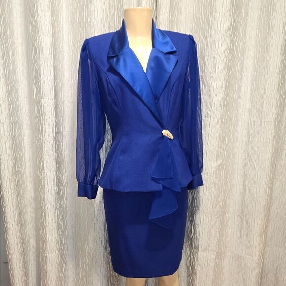 2 pc suit jacket formal dress set - Picture 1 of 13